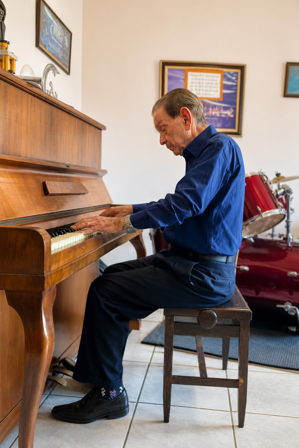 Maestro Armando Colacioppo ao piano
